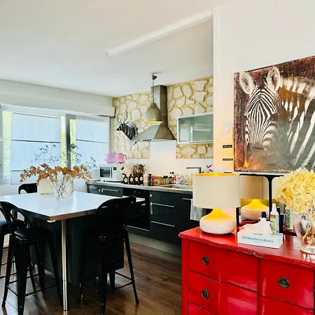Loft Atypique 130 M2 Clim Patio Couvert Et Terrasse Pkg Prive Inclus Gratuit Tram A 5mn A Pied Un Acces Direct Au Centre-ville