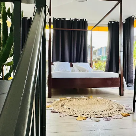 Loft Atypique 130 M2 Clim Patio Couvert Et Terrasse Pkg Prive Inclus Gratuit Tram A 5mn A Pied Un Acces Direct Au Centre-ville Apartmán